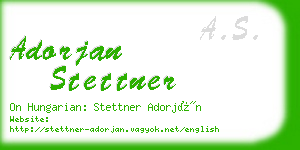 adorjan stettner business card